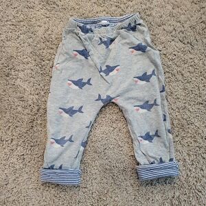Shark Print Baby Pants